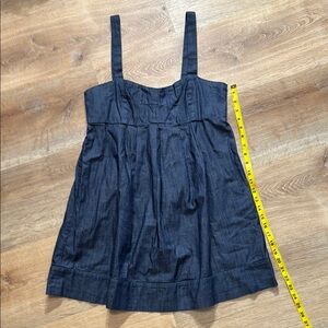 Twenty One XXi Dark Blue Denim Sleeveless Top size Medium NWT
